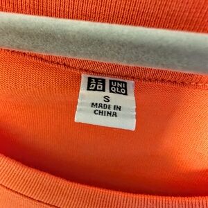 Uniqlo Vibrant Orange Tee